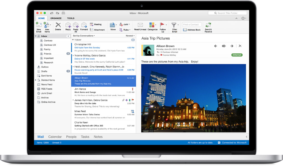 office 365 email support for apple mac and ios devices